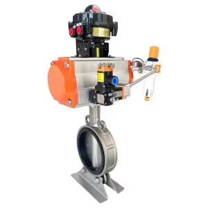 Stainless Steel Pneumatic Butterfly Valve